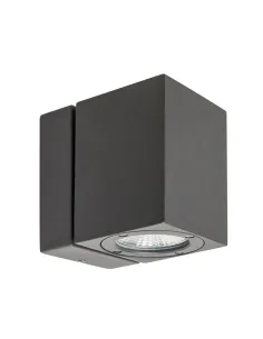Aplique exterior SULION 111137 led 7w 3000k IP54 10x7cm gris, Iluminación Exterior