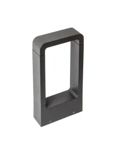 Baliza exterior SULION 111140 led 5w 3000k IP54 alto 30cm gris, Balizas exterior