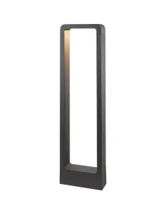 Baliza exterior SULION 111141 led 5w 3000k IP54 alto 65cm gris, Balizas exterior