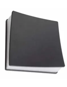 Aplique exterior SULION 111185 led 12w 3000k IP54 24x24cm gris oscuro, Bañadores de pared