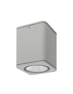 Aplique exterior NETROFIX 111218 SULION 10x10x14cm gris LED 12w 3000K 700lm IP54, Lámparas modernas
