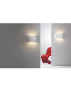 Aplique exterior SULION 112208 led 12w 3000k 20x11cm IP54 blanco, Iluminación Exterior