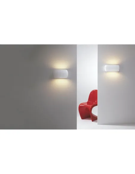 Aplique exterior SULION 112208 led 12w 3000k 20x11cm IP54 blanco, Iluminación Exterior