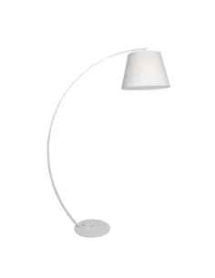Pie de salon LUPANO 121593 SULION Ø35cm 178cm alto blanco 1xE27, Lámparas modernas