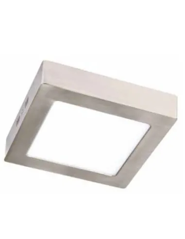 Plafon de techo SURF 122074 SULION 30x30x3cm niquel LED 30w 4000K 2600lm IP20, Plafones de techo
