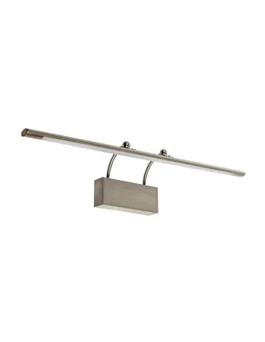 Iluminacuadros moderno SULION 141392 led 12w 3000k largo 57cm niquel mate, Lámparas modernas