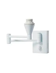 Aplique de pared BASIC 166318 SULION 7x10cm blanco 1xE14, Lámparas para Hoteles