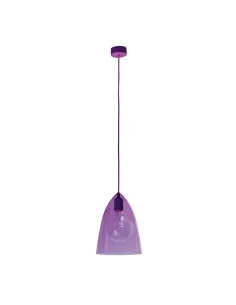 Lámpara colgante SULION GLASSY 187023 lila, Lámparas modernas
