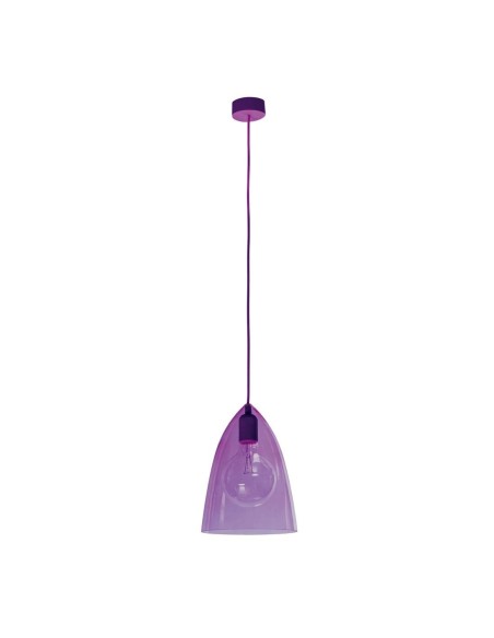 Lámpara colgante SULION GLASSY 187023 lila, Lámparas modernas