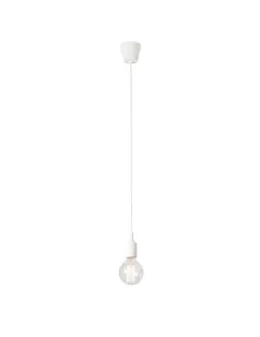 Lámparas colgantes SULION 189009 1xE27 altura regulable blanco, Lámparas modernas