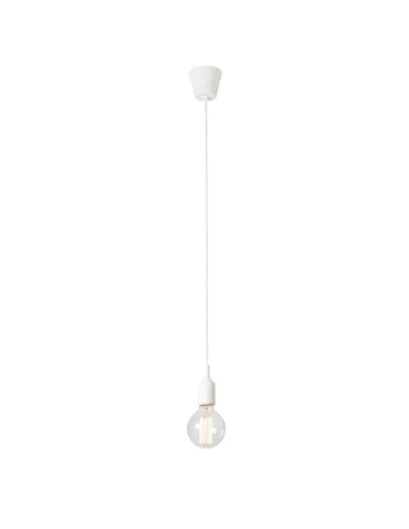 Lámparas colgantes SULION 189009 1xE27 altura regulable blanco, Lámparas modernas