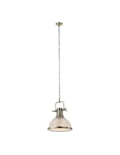 Lampara de techo VINTAGE 189067 SULION Ø35cm 150cm alto cristal 1xE27, Lámparas modernas