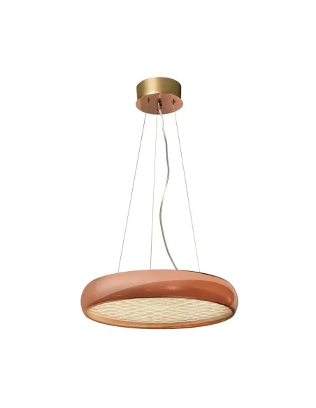 Lámparas colgantes SULION 189098 led 30w 3000k Ø50cm altura regulable cobre brillo, Lámparas modernas