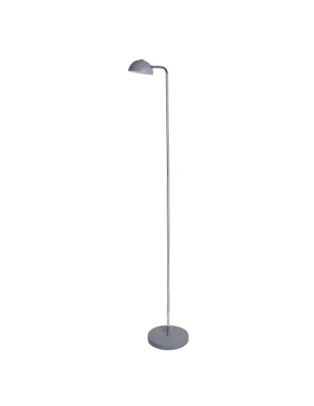 Pie de salon MILETO 189495 SULION 20x130cm gris LED 5w 3000K 400lm, Lámparas modernas