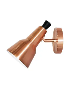 Apliques de pared SULION 189498 1xE14 22x17cm cobre brillo, Lámparas modernas