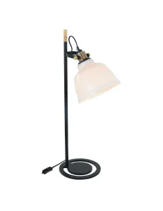 Lámparas de sobremesa vintage SULION 189902 1xE27 alto 25cm negro cobre, Sobremesas