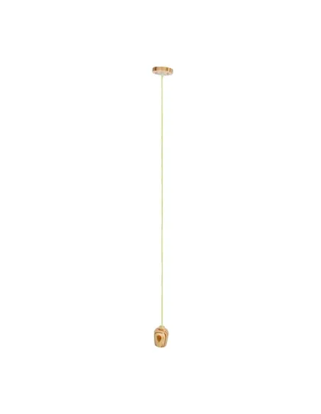 Lampara de techo PENDEL 200015 SULION Ø10cm 120cm alto madera 1xE27, Lámparas modernas