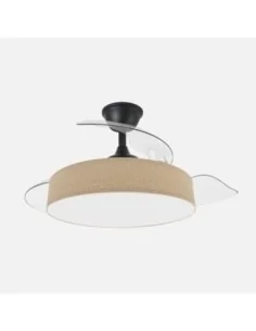 Ventilador Boga 264290109 Abrila Negro-Beis