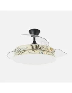 Ventilador Decor 264390409 Abrila Negro-Estampado Claro
