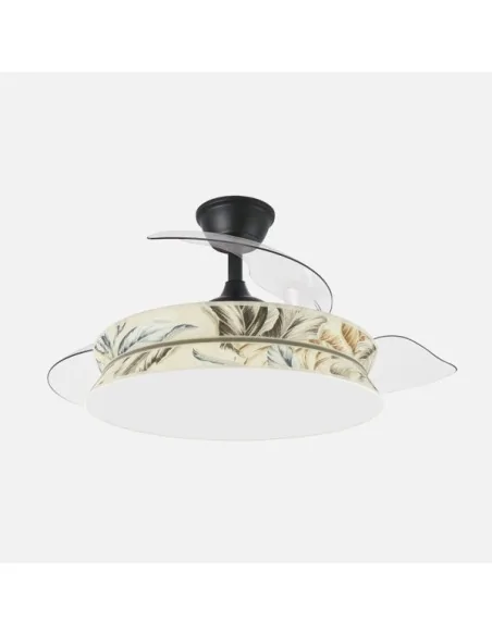 Ventilador Decor 264390409 Abrila Negro-Estampado Claro