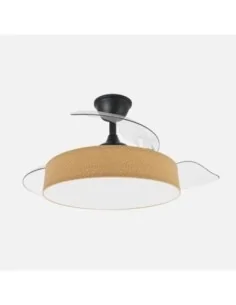 Ventilador Boga 264290209 Abrila Negro-Amarillo