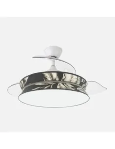 Ventilador Decor 264390201 Abrila Blanco-Estampado Oscuro