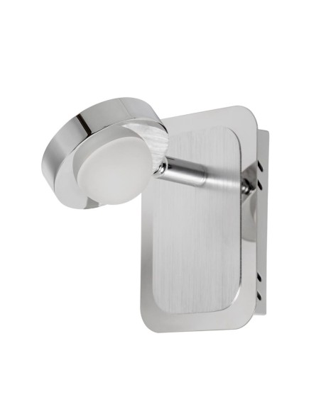 Aplique de pared MIDI 215107 SULION 11x8x14cm niquel LED 5w 3000K 400lm, Lámparas modernas