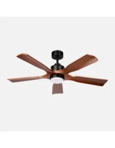 Ventilador Letur 261691536 Abrila Negro-Roble