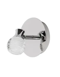 Aplique de pared MINUIT 215116 SULION 14x11cm cromo LED 5w 3700K 400lm, Lámparas modernas