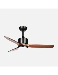 Ventilador Montiel 261891336 Abrila Negro-Roble