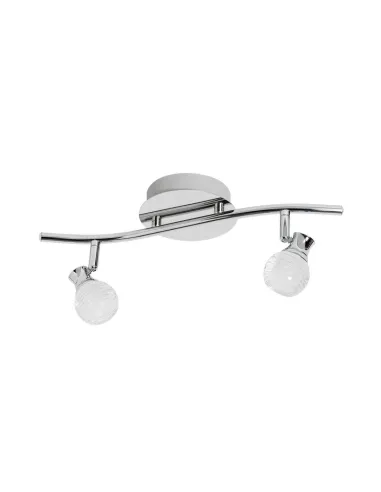 Regleta MINUIT 215117 SULION 30x14x7cm cromo LED 10w 3700K 800lm, Lámparas modernas