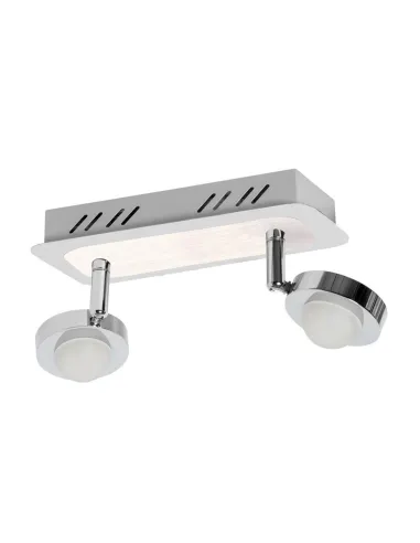 Regleta MIDI 215207 SULION 30x17x8cm niquel LED 10w 3000K 800lm, Lámparas modernas