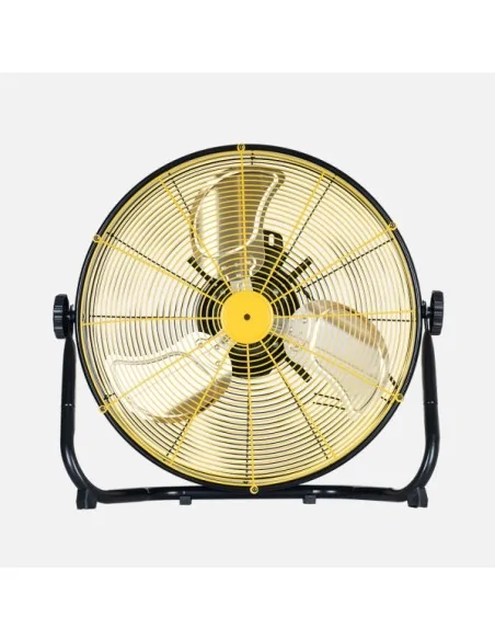 Ventilador industrial Mapache 256871150 Abrila Negro-Amarillo