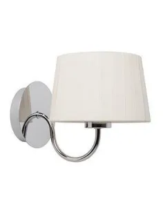 Aplique de pared BASIC 224316 SULION 12x15x17cm cromo 1xE27, Lámparas clásicas
