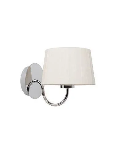 Aplique de pared BASIC 224316 SULION 12x15x17cm cromo 1xE27, Lámparas clásicas