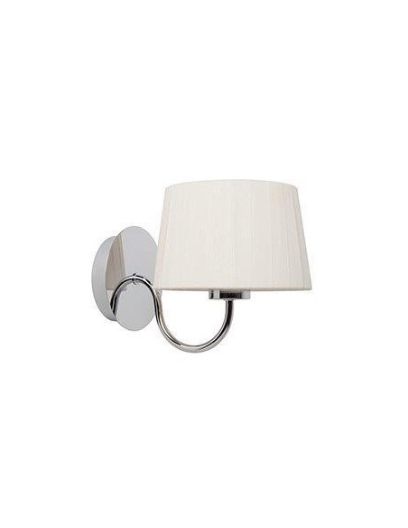 Aplique de pared BASIC 224316 SULION 12x15x17cm cromo 1xE27, Lámparas clásicas