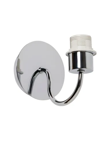 Aplique de pared BASIC 224316 SULION 12x15x17cm cromo 1xE27, Lámparas clásicas