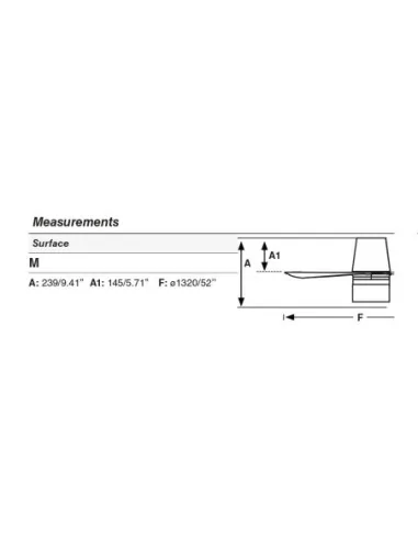 Ventilador Punt Tub Tek M 338303C Faro