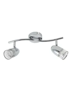 Plafones de techo SULION 252200 led 9w 3000k largo 36cm cromo, Plafones de techo