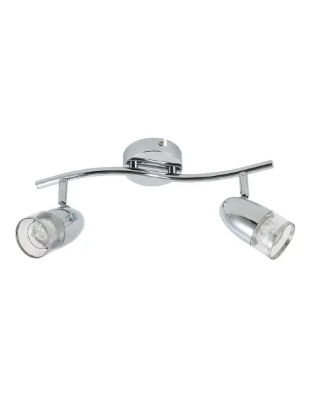 Plafones de techo SULION 252200 led 9w 3000k largo 36cm cromo, Plafones de techo