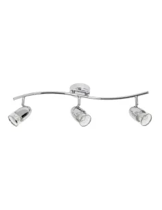 Plafones de techo SULION 252300 led 13w 3000k largo 60cm cromo, Plafones de techo