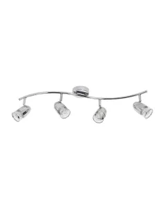 Plafones de techo SULION 252400 led 18w 3000k largo 70cm cromo, Plafones de techo