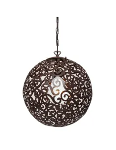 Lámparas de bola calada BOLA SULION 261201 marrón Ø 30 cm 1xE27, Lámparas modernas