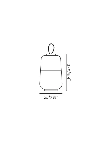 Lámpara portátil Muna 72150 Faro