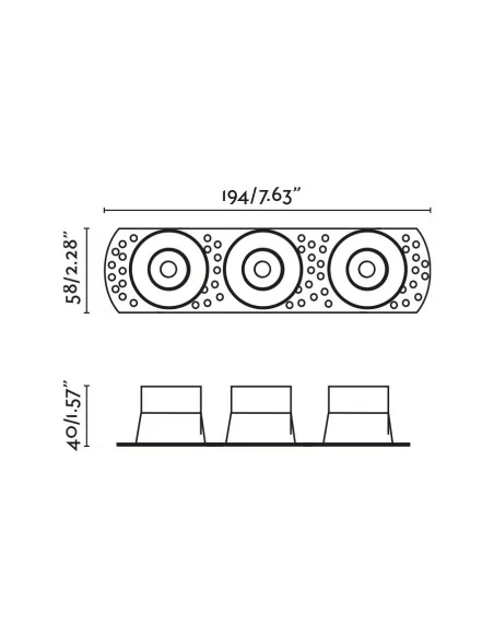 Empotrable orientable Flic 3L 44114 Faro