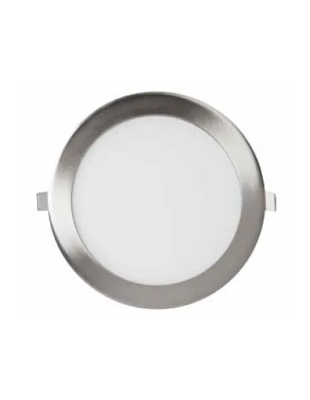 Plafon de techo HOLE 366109 SULION Ø18cm niquel LED 2700K 870lm IP20, Plafones de techo