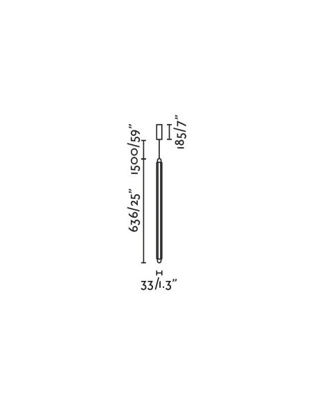 Colgante Lumina 600 1L 64602-231D Faro