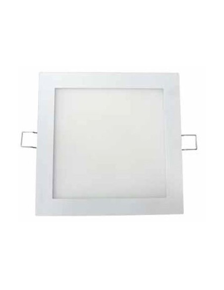 Plafon de techo HOLE 366128 SULION 20x20x2cm blanco LED 18w 5500K 1600lm IP20, Plafones de techo