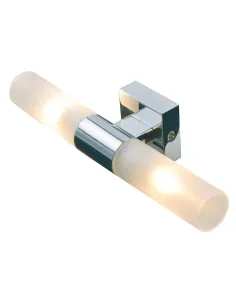 Aplique de baño SULION 393326 2xG9 40w largo 26cm IP44 cromo, Lámparas para baños