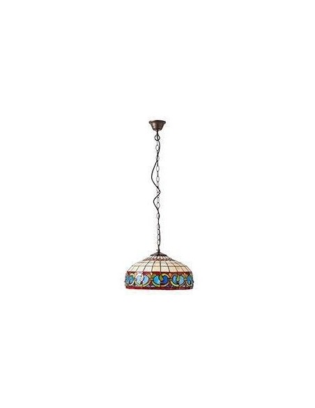 Lámparas tiffany SULION CENEFA 400034 Ø40cm 3xE27, Lamparas Tiffany